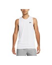 【送料無料】 アンダーアーマー メンズ タンクトップ トップス Men's UA Tech Performance Tank White / Blk
