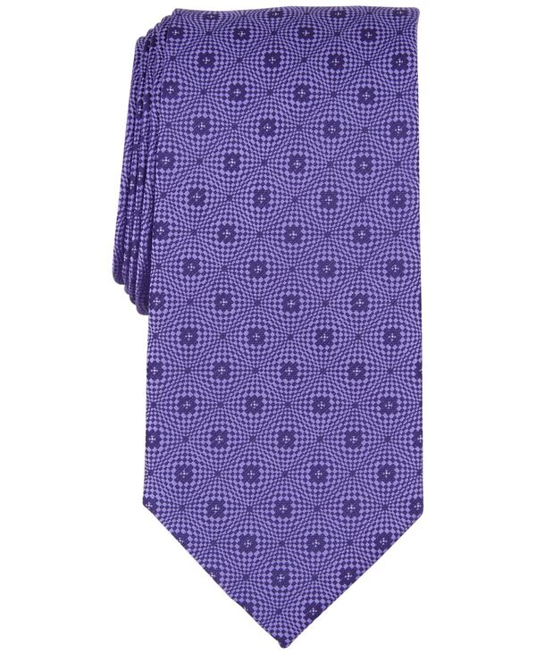 yz y[GX Y lN^C ANZT[ Men's Denning Geo-Pattern Tie Purple