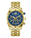 yz QX Y rv ANZT[ Men's Analog Gold-Tone Steel Watch 44mm Gold Tone