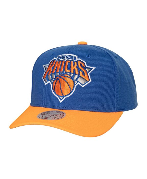 ミッチェル＆ネス 【送料無料】 ミッチェル&ネス メンズ 帽子 アクセサリー Men's Blue Orange New York Knicks Soul XL Logo Pro Crown Snapback Hat Blue Orange