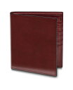 yz {XJ Y z ANZT[ Men's 12 Pocket Credit Italian Leather Wallet Dark brown