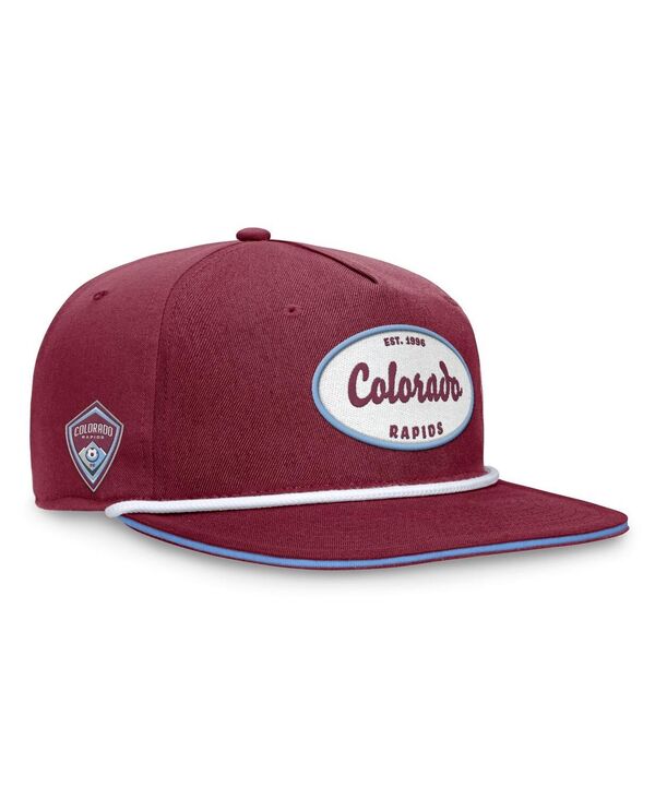 【送料無料】 ファナティクス メンズ 帽子 アクセサリー Men's Garnet Colorado Rapids Iron Golf Snapback Hat Garnet 1