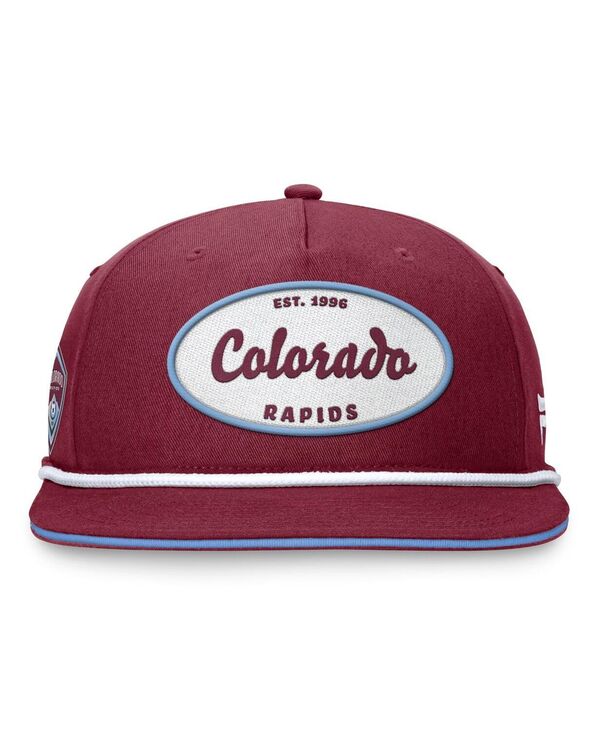 【送料無料】 ファナティクス メンズ 帽子 アクセサリー Men's Garnet Colorado Rapids Iron Golf Snapback Hat Garnet 3