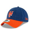 【送料無料】 ニューエラ メンズ 帽子 アクセサリー Men's Royal Orange New York Mets Fashion Core Classic 9TWENTY Adjustable Hat Royal