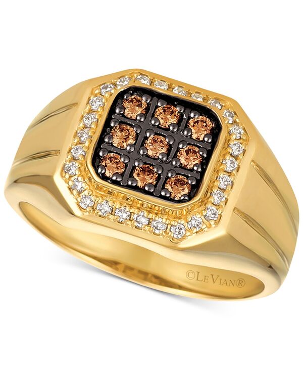 【送料無料】 ル ヴァン メンズ リング アクセサリー Gents Men's Diamond Ring (1/2 ct. t.w.) in 14k Gold Yellow Gold