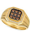 【送料無料】 ル ヴァン メンズ リング アクセサリー Gents Men's Diamond Ring (1/2 ct. t.w.) in 14k Gold ...