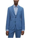  ヒューゴボス メンズ ジャケット・ブルゾン アウター Men's Performance Slim-Fit Jacket Open Blue