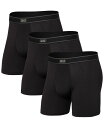 【送料無料】 サックス メンズ ボクサーパンツ アンダーウェア Men's Daytripper Relaxed Fit Boxer Briefs 3PK Bl...