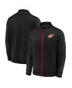     t@ieBNX Y WPbgEu] AE^[ Men's Black Detroit Red Wings Authentic Pro Locker Room Full-Zip Jacket Black