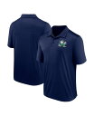 【送料無料】 ファナティクス メンズ ポロシャツ トップス Men's Navy Notre Dame Fighting Irish Left Side Blo...