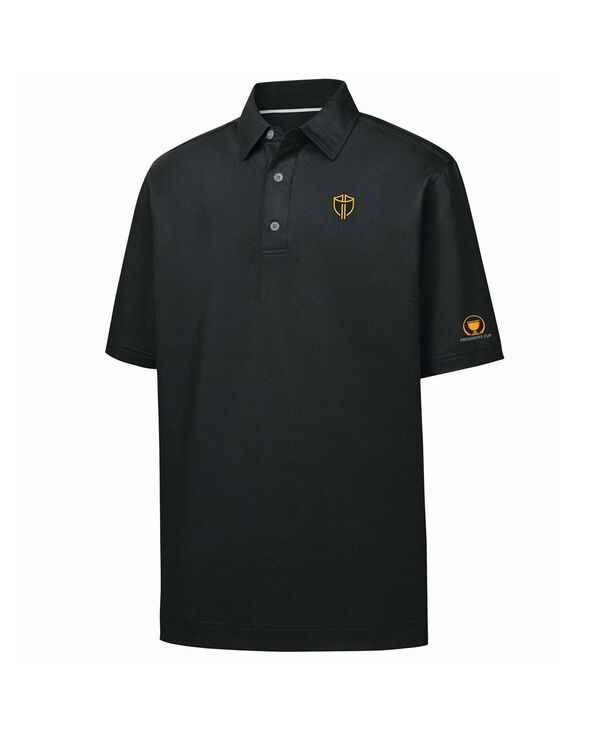 ̵ եåȥ祤  ݥ ȥåץ Men's Black 2024 Presidents Cup International Team Pique ProDry Polo Shirt Black