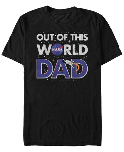 【送料無料】 フィフスサン メンズ Tシャツ トップス NASA Men's Dad Your Out Of This World Short Sleeve T-Shirt Black 【送料無料】 フィフスサン メンズ Tシャツ トップス NASA Men's Dad Your Out Of This World Short Sleeve T-Shirt Black