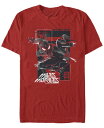  フィフスサン メンズ Tシャツ トップス Men's Slinging Web Short Sleeve Crew T-shirt Red