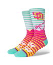 ■ブランド Stance (スタンス)■商品名 Men's Mint San Diego Padres 2022 City Connect Crew Socks■商品は海外よりお取り寄せの商品となりますので、お届けまで10日-14日前後お時間頂いております。 ■ブランド・商品・デザインによって大きな差異がある場合があります。 ■あくまで平均的なサイズ表ですので「目安」として参考にしてください。 ■お届けの商品は1枚目のお写真となります。色展開がある場合、2枚目以降は参考画像となる場合がございます。 ■只今、一部を除くすべて商品につきまして、期間限定で送料無料となります。 ※沖縄・離島・一部地域は追加送料(3,300円)が掛かります。