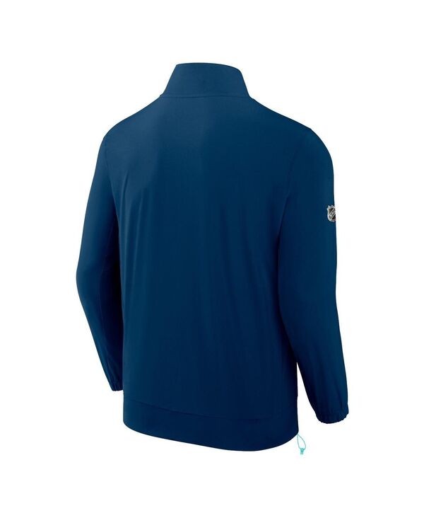 【送料無料】 ファナティクス メンズ ジャケット・ブルゾン アウター Men's Deep Sea Blue Seattle Kraken Authentic Pro Rink Full-Zip Jacket Deep Sea Blue