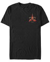  フィフスサン メンズ Tシャツ トップス Star Trek Men's Discovery Klingon Emblem Short Sleeve T-Shirt Black