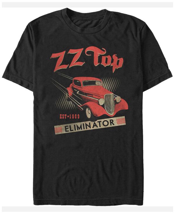 【送料無料】 フィフスサン メンズ Tシャツ トップス ZZ Top Men 039 s Eliminator Hot Rod Short Sleeve T-Shirt Black