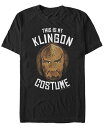  フィフスサン メンズ Tシャツ トップス Star Trek Men's Klingon Halloween Costume Short Sleeve T-Shirt Black