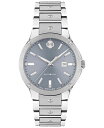 モバド 【送料無料】 モバド レディース 腕時計 アクセサリー Women's Swiss Automatic SE Diamond Accent Stainless Steel Bracelet Watch 33mm Silver-tone