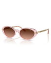 【送料無料】 ヴェルサーチ レディース サングラス・アイウェア アクセサリー Women's Sunglasses Ve4469 Pink Transparen...