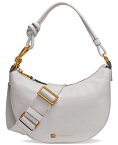 【送料無料】 ダナキャラン レディース ハンドバッグ バッグ Roslyn Small Leather Hobo Bag Brilliant White