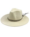 【送料無料】 マーカスアドレール レディース 帽子 アクセサリー Women's Packable Panama Hat with Beaded Trim Iv...