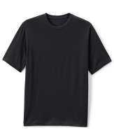 ランズエンドメンズTシャツトップスMen'sSchoolUniformShortSleeveEssentialT-shirtBlackのポイント対象リンク