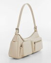 yz }S fB[X V_[obO obO Women's Pockets Detail Shoulder Bag White