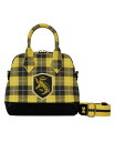 yz EWtC fB[X V_[obO obO Men's and Women's Harry Potter Hufflepuff Varsity Plaid Crossbody Bag Yellow