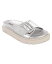 【送料無料】 ミア レディース サンダル シューズ Women's Gya Slip-On Flat Sandals Silver