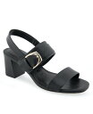 【送料無料】 エアロソールズ レディース サンダル シューズ Women's Ellazia Buckle Strap Sandal Heels Black Polyurethane(4)
