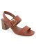 【送料無料】 エアロソールズ レディース サンダル シューズ Women's Ellazia Buckle Strap Sandal Heels Ginger Bread Polyurethane