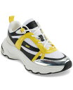 【送料無料】 ダナ キャラン ニューヨーク レディース スニーカー ランニングシューズ シューズ Women's Juna Lace-Up Running Sneakers Bright White/ Yellow(4)