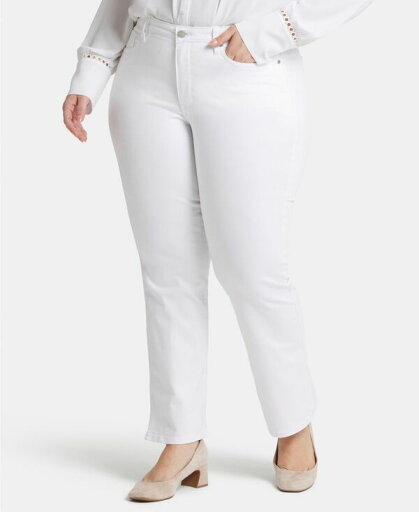【送料無料】 エヌワイディージェイ レディース デニムパンツ ジーンズ ボトムス Plus Size Barbara Bootcut Jeans Optic White 【送料無料】 エヌワイディージェイ レディース デニムパンツ ジーンズ ボトムス Plus Size Barbara Bootcut Jeans Optic White