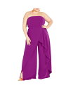 yz VeB[VbN fB[X WvX[c gbvX Plus Size Attract Jumpsuit Magenta