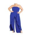 【送料無料】 シティーシック レディース ジャンプスーツ トップス Plus Size Attract Jumpsuit Ultra blue
