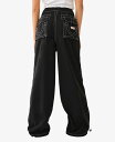 【送料無料】 トゥルーレリジョン レディース カジュアルパンツ ボトムス Women 039 s Parachute Pants Black