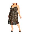 【送料無料】 シティーシック レディース ワンピース トップス Women's So Fancy Dress Black & beige