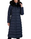 【送料無料】 タハリ レディース ジャケット・ブルゾン アウター Women's Faux-Fur-Trim Hooded Maxi Puffer Coat Galaxy(4)