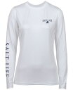 【送料無料】 ソルトライフ レディース シャツ トップス Women 039 s Amerilove Star Long-Sleeve Performance T-Shirt White