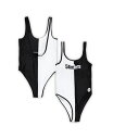 【送料無料】 ジースリー フォーハー バイ カール バンクス レディース 上下セット 水着 Women's Black White Pittsburgh Ste...