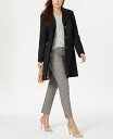 【送料無料】 カルバンクライン レディース ジャケット・ブルゾン アウター Women's Single-Breasted Wool Blend Coat Black