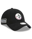【送料無料】 ニューエラ レディース 帽子 アクセサリー Women's Black Pittsburgh Steelers 2023 NFL Crucial ...