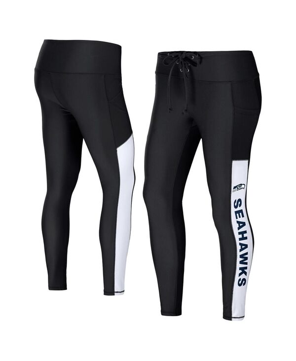 yz EFA oC G Ah[Y fB[X MX {gX Women's Black Seattle Seahawks Leggings Black