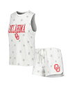 【送料無料】 コンセプツ スポーツ レディース ナイトウェア アンダーウェア Women's Cream Oklahoma Sooners Agenda Sta...
