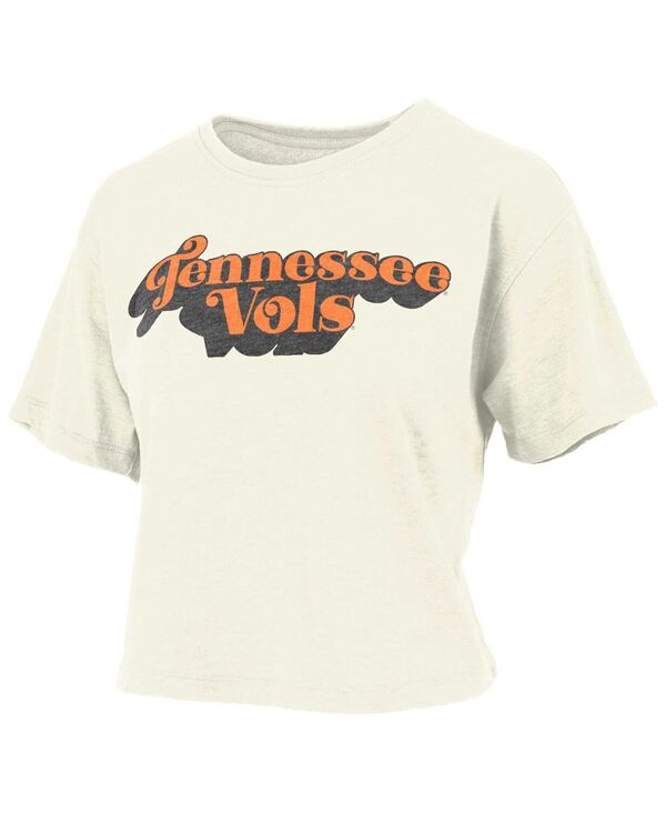 yz vX{bNX fB[X TVc gbvX Women's White Tennessee Volunteers Vintage-Inspired Easy T-shirt White