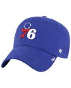 【送料無料】 47ブランド レディース 帽子 アクセサリー Women's Royal Philadelphia 76ers Miata Clean Up Ad...