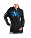  ジースリー フォーハー バイ カール バンクス レディース パーカー・スウェット フーディー アウター Women's Black Carolina Panthers Extra Inning Pullover Hoodie Black