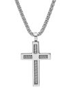 yz XeB[^C Y lbNXE`[J[Ey_ggbv ANZT[ Men's 18k Gold-Plated Stainless Steel Spring Inlay Cross 24