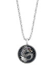 【送料無料】 エフィー メンズ ネックレス・チョーカー・ペンダントトップ アクセサリー EFFY&reg; Men's Black Sapphire (7/8 ct. t.w..